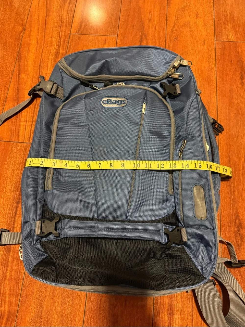 eBags Men's Blue Travel Backpack